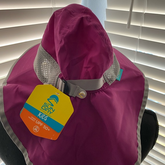 Sunday Afternoons Kids Sun Hat Purple Gray Lightweight UPF 50+ size Large - Picture 2 of 3